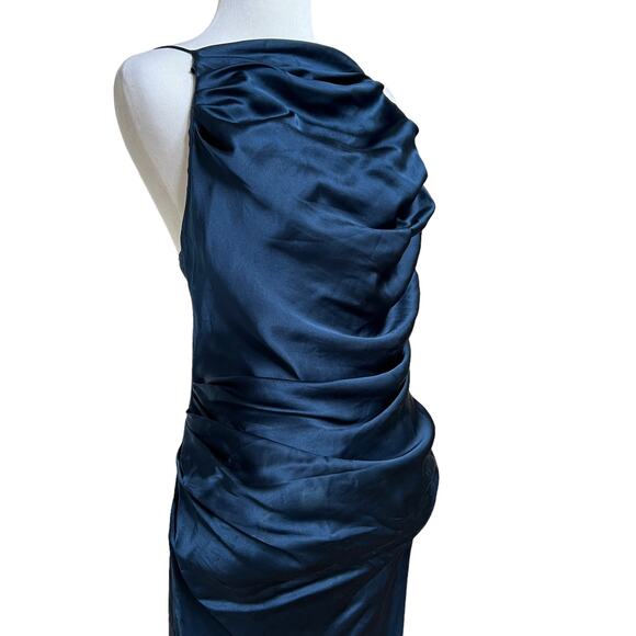 Amanda Uprichard Georgina Dress in Ink MEDIUM NWOT - Picture 8 of 9